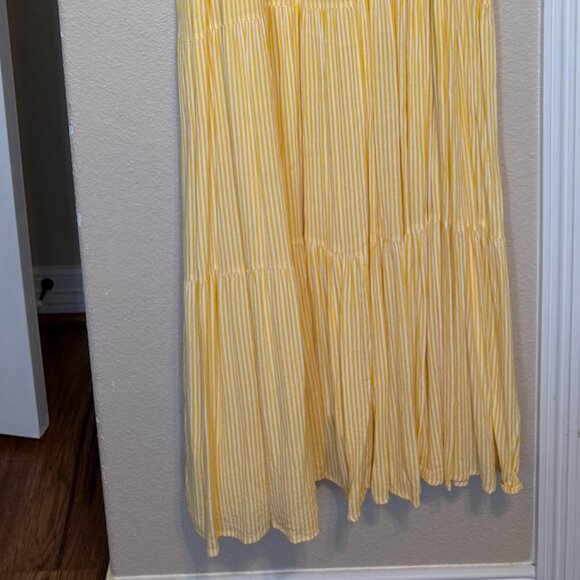 Yellow Striped Maxi Dress - Picture 5 of 5